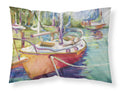 Red Sailboat Standard Pillowcase Lightweight Super Soft Easy Care Decorative Artwork Pillowcase, Standard