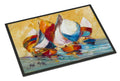 Boat Race Doormat Indoor Outdoor 24H X 36W Front Door Mat Rugs for Entryway, Non Slip Washable Low Pile,