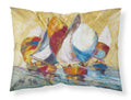 Boat Race Standard Pillowcase Lightweight Super Soft Easy Care Decorative Artwork Pillowcase, Standard