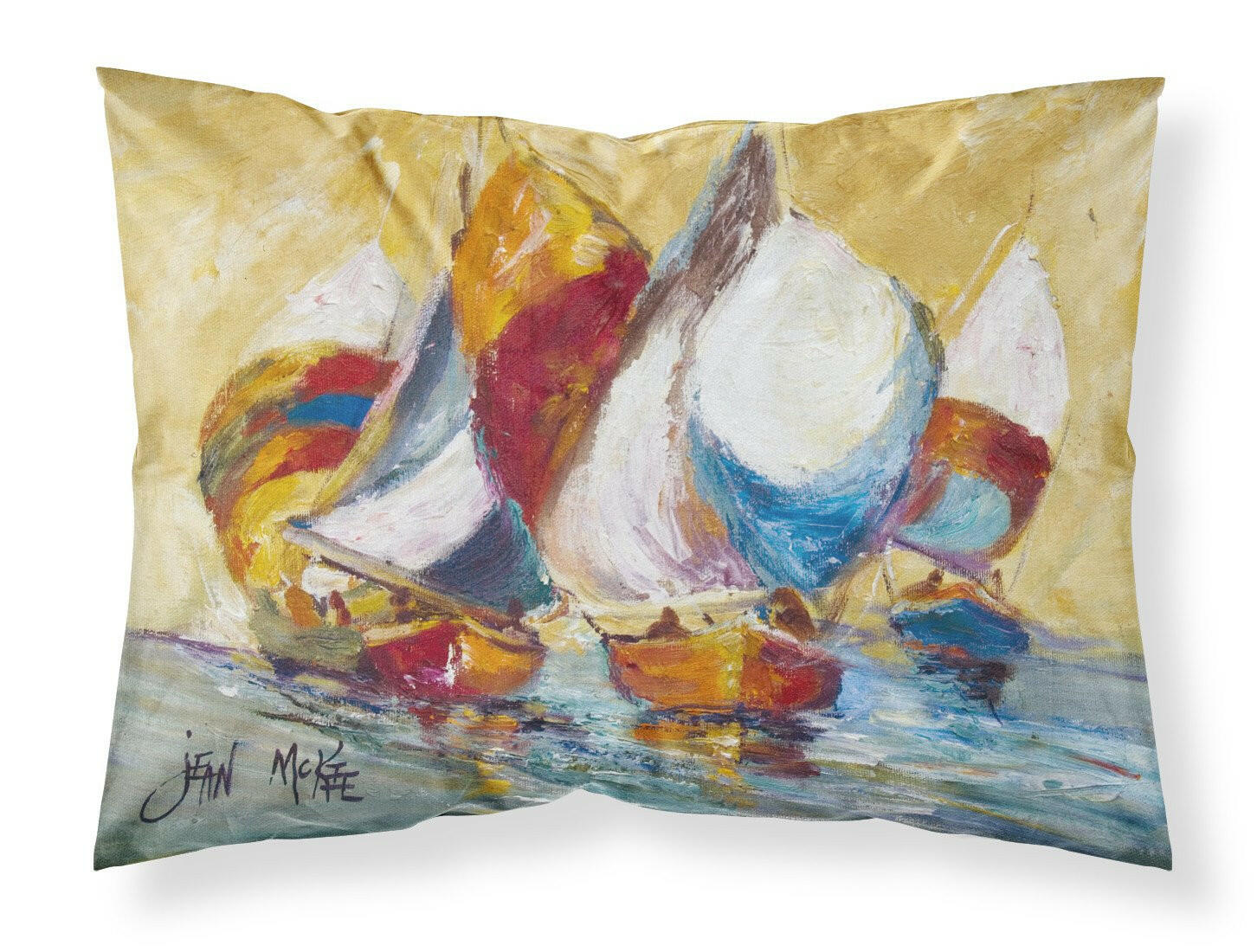 Boat Race Standard Pillowcase Lightweight Super Soft Easy Care Decorative Artwork Pillowcase, Standard
