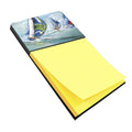 Boat Race Watercolor Sticky Note Holder Refillable Dispenser Desk Accessory 3x3 Pad Gift