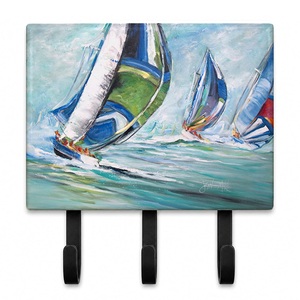 Boat Race Leash or Key Holder Wall Hooks, Coat Rack Wall Mount, for Hanging Keys, Towels, Aprons, Leashes