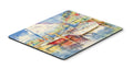 Three Boats Sailboats Mouse Pad, Heat Resistant Trivet Hot Pad , Non Slip Rubber Desk Mat, Kitchen Counter Protector, Home Office Decor Gift
