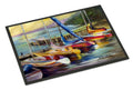 Sailboats at sunset Doormat Indoor Outdoor 18H X 27W Front Door Mat Rugs for Entryway, Non Slip Washable