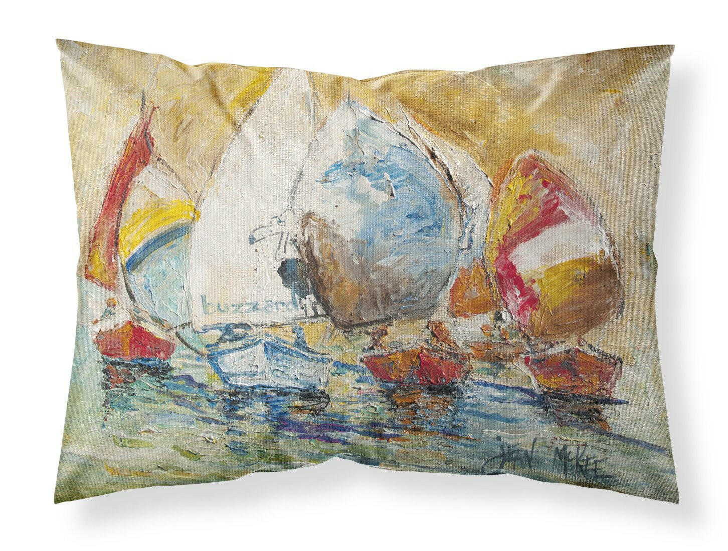 Buzzards Sailboat Race Standard Pillowcase Lightweight Super Soft Easy Care Decorative Artwork Pillowcase, Standard