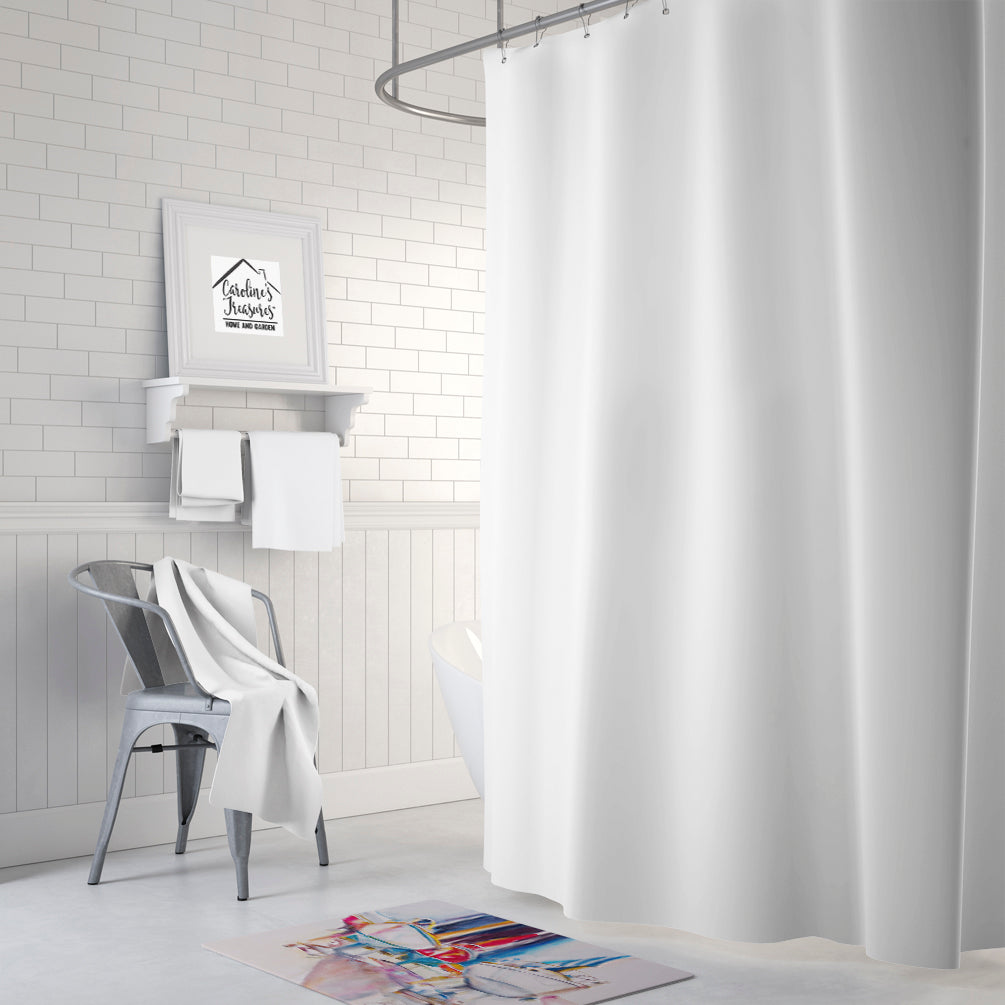 Sailboats in Dry Dock Memory Foam Kitchen Mat Machine Washable Anti-Fatigue Cushion Comfort Bath or Kitchen Rug