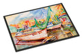 Sailboat Cindy Sue Doormat Indoor Outdoor 24H X 36W Front Door Mat Rugs for Entryway, Non Slip Washable Low Pile,