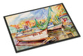 Sailboat Cindy Sue Doormat Indoor Outdoor 18H X 27W Front Door Mat Rugs for Entryway, Non Slip Washable