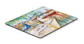 Sailboats at the Gazebo Mouse Pad, Heat Resistant Trivet Hot Pad , Non Slip Rubber Desk Mat, Kitchen Counter Protector, Home Office Decor Gift