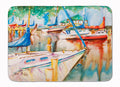 Sailboats at the Gazebo Memory Foam Kitchen Mat Machine Washable Anti-Fatigue Cushion Comfort Bath or Kitchen Rug