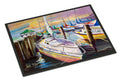 Sailboats at the Fairhope Yacht Club Docks Doormat Indoor Outdoor 24H X 36W Front Door Mat Rugs for Entryway, Non Slip Washable Low Pile,