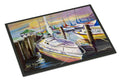 Sailboats at the Fairhope Yacht Club Docks Doormat Indoor Outdoor 18H X 27W Front Door Mat Rugs for Entryway, Non Slip Washable