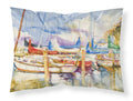 End Stall Sailboats Standard Pillowcase Lightweight Super Soft Easy Care Decorative Artwork Pillowcase, Standard