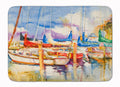 End Stall Sailboats Memory Foam Kitchen Mat Machine Washable Anti-Fatigue Cushion Comfort Bath or Kitchen Rug