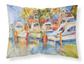 Deep Sea Fishing Boats at the Dock Standard Pillowcase Lightweight Super Soft Easy Care Decorative Artwork Pillowcase, Standard