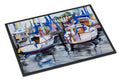 Sailboats Doormat Indoor Outdoor 24H X 36W Front Door Mat Rugs for Entryway, Non Slip Washable Low Pile,