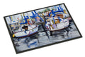 Sailboats Doormat Indoor Outdoor 18H X 27W Front Door Mat Rugs for Entryway, Non Slip Washable