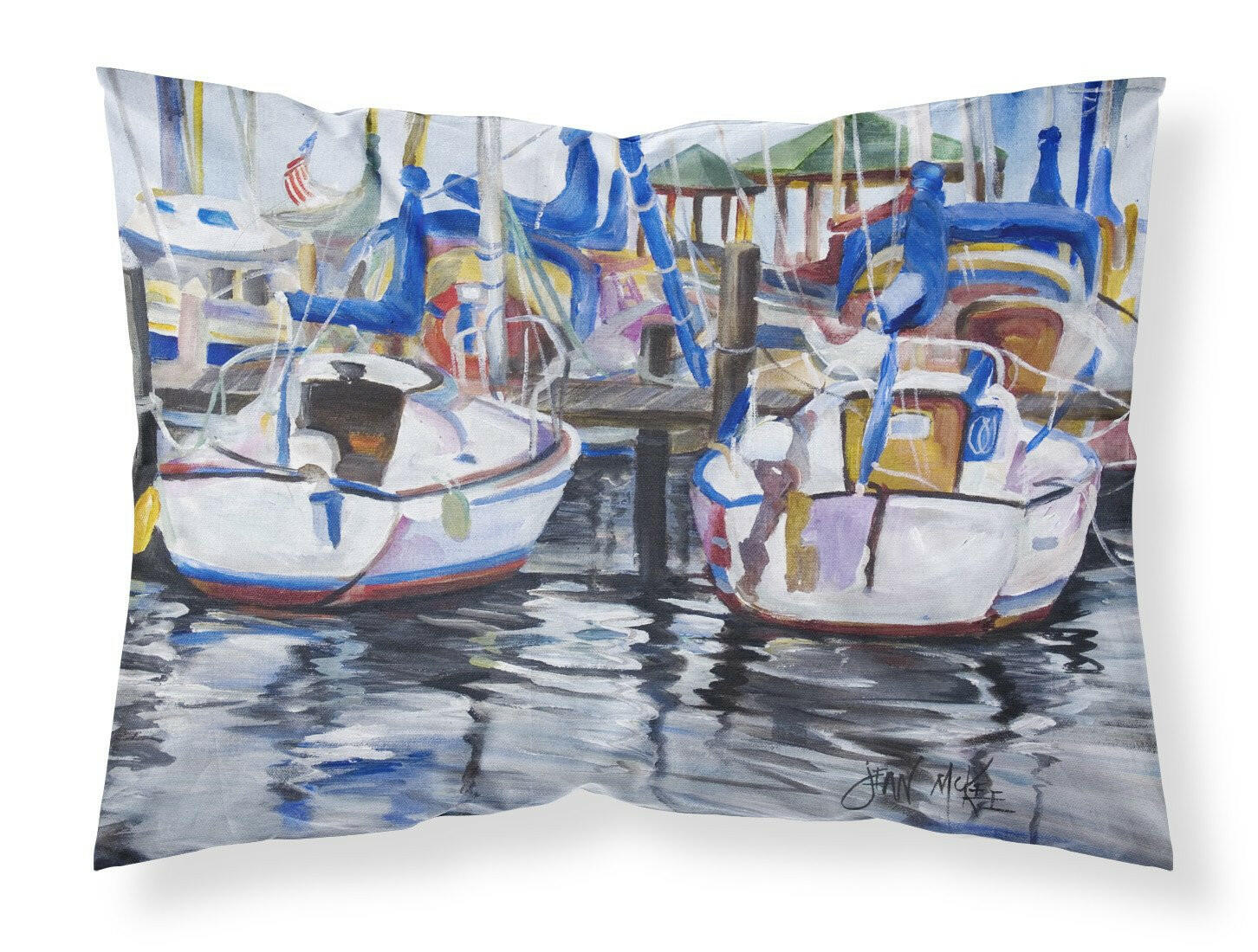 Sailboats Standard Pillowcase Lightweight Super Soft Easy Care Decorative Artwork Pillowcase, Standard