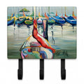 LaSalle Sailboats Leash or Key Holder Wall Hooks, Coat Rack Wall Mount, for Hanging Keys, Towels, Aprons, Leashes