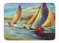 Knost Regatta Pass Christian Sailboats Memory Foam Kitchen Mat Machine Washable Anti-Fatigue Cushion Comfort Bath or Kitchen Rug
