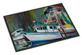 Joe Patti Shrimp Boat Doormat Indoor Outdoor 24H X 36W Front Door Mat Rugs for Entryway, Non Slip Washable Low Pile,