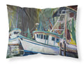 Joe Patti Shrimp Boat Standard Pillowcase Lightweight Super Soft Easy Care Decorative Artwork Pillowcase, Standard