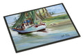 Jeannie Shrimp Boat Doormat Indoor Outdoor 18H X 27W Front Door Mat Rugs for Entryway, Non Slip Washable