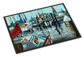 Orange Sail Sailboats Doormat Indoor Outdoor 24H X 36W Front Door Mat Rugs for Entryway, Non Slip Washable Low Pile,