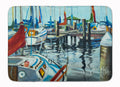 Orange Sail Sailboats Memory Foam Kitchen Mat Machine Washable Anti-Fatigue Cushion Comfort Bath or Kitchen Rug