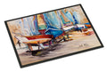 On the Hill Sailboats Doormat Indoor Outdoor 24H X 36W Front Door Mat Rugs for Entryway, Non Slip Washable Low Pile,