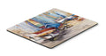 On the Hill Sailboats Mouse Pad, Heat Resistant Trivet Hot Pad , Non Slip Rubber Desk Mat, Kitchen Counter Protector, Home Office Decor Gift
