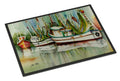 Ocean Springs Shrimper Doormat Indoor Outdoor 24H X 36W Front Door Mat Rugs for Entryway, Non Slip Washable Low Pile,