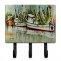 Ocean Springs Shrimper Leash or Key Holder Wall Hooks, Coat Rack Wall Mount, for Hanging Keys, Towels, Aprons, Leashes
