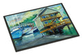 Ocean Springs Harbour Landing Doormat Indoor Outdoor 18H X 27W Front Door Mat Rugs for Entryway, Non Slip Washable