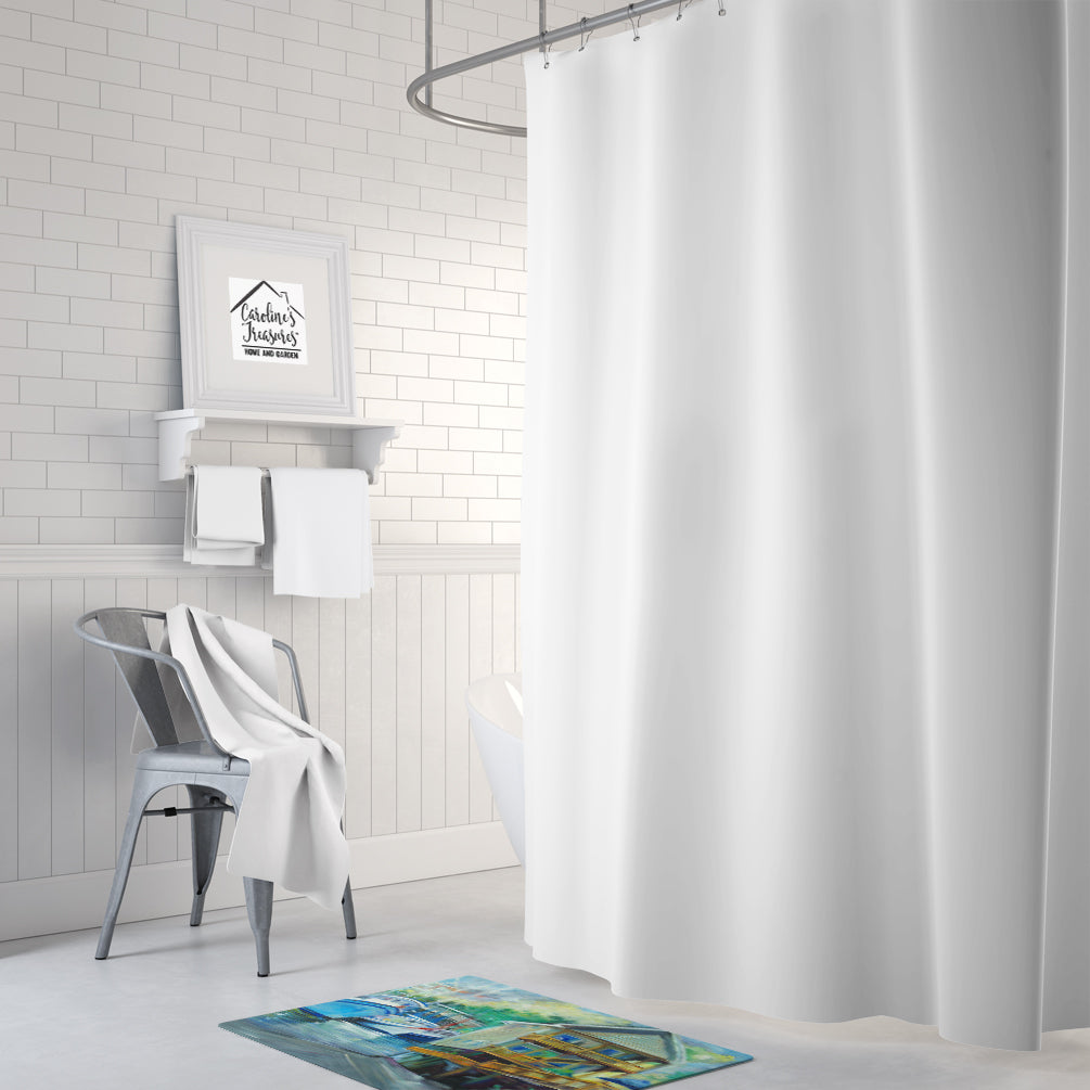 Ocean Springs Harbour Landing Memory Foam Kitchen Mat Machine Washable Anti-Fatigue Cushion Comfort Bath or Kitchen Rug