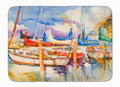 Run Away Sailboats Memory Foam Kitchen Mat Machine Washable Anti-Fatigue Cushion Comfort Bath or Kitchen Rug