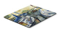 Seven Boats Sailboats Mouse Pad, Heat Resistant Trivet Hot Pad , Non Slip Rubber Desk Mat, Kitchen Counter Protector, Home Office Decor Gift