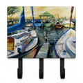 Seven Boats Sailboats Leash or Key Holder Wall Hooks, Coat Rack Wall Mount, for Hanging Keys, Towels, Aprons, Leashes