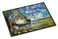 Shrimp Boat  101 Doormat Indoor Outdoor 18H X 27W Front Door Mat Rugs for Entryway, Non Slip Washable