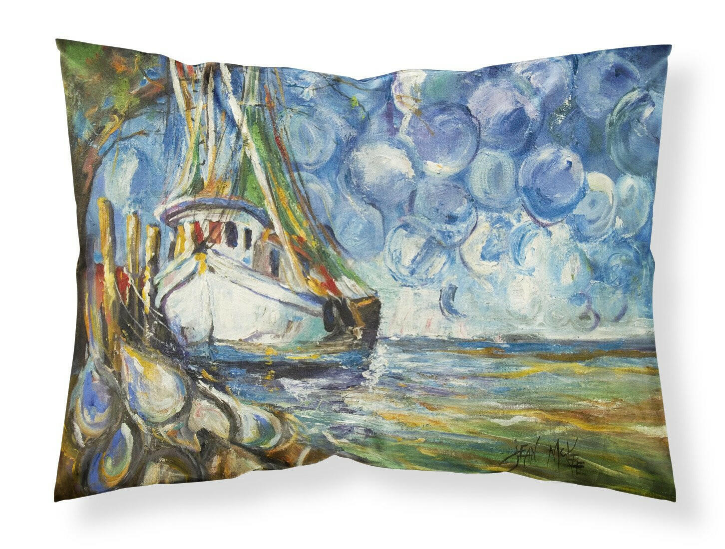 Shrimp Boat  101 Standard Pillowcase Lightweight Super Soft Easy Care Decorative Artwork Pillowcase, Standard