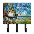 Shrimp Boat  101 Leash or Key Holder Wall Hooks, Coat Rack Wall Mount, for Hanging Keys, Towels, Aprons, Leashes