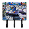 Sunshine Sailboat Leash or Key Holder Wall Hooks, Coat Rack Wall Mount, for Hanging Keys, Towels, Aprons, Leashes