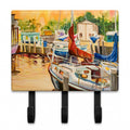 Sunset Bay Sailboat Leash or Key Holder Wall Hooks, Coat Rack Wall Mount, for Hanging Keys, Towels, Aprons, Leashes