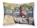 New Sunset Bay Sailboat Standard Pillowcase Lightweight Super Soft Easy Care Decorative Artwork Pillowcase, Standard