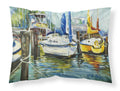 Yellow boat II Sailboat Standard Pillowcase Lightweight Super Soft Easy Care Decorative Artwork Pillowcase, Standard