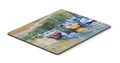 Up the Creek Sailboat Mouse Pad, Heat Resistant Trivet Hot Pad , Non Slip Rubber Desk Mat, Kitchen Counter Protector, Home Office Decor Gift