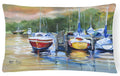 Up the Creek Sailboat Decorative Throw Pillow 12x16 Indoor Outdoor Accent Cushion, Fabric Cover with Insert for Sofa, Bed, Porch & Living Room