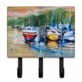 Up the Creek Sailboat Leash or Key Holder Wall Hooks, Coat Rack Wall Mount, for Hanging Keys, Towels, Aprons, Leashes