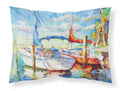 Towering Q Sailboat Standard Pillowcase Lightweight Super Soft Easy Care Decorative Artwork Pillowcase, Standard