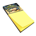 Blue Crab Watercolor Sticky Note Holder Refillable Dispenser Desk Accessory 3x3 Pad Gift